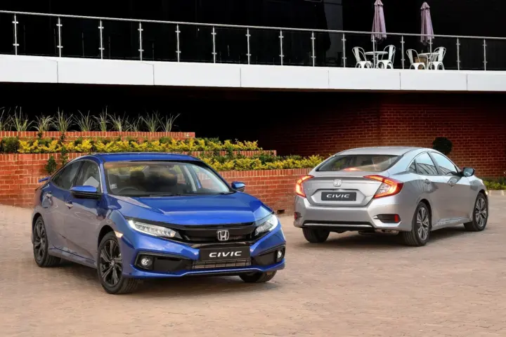 Facelifted Honda Civic