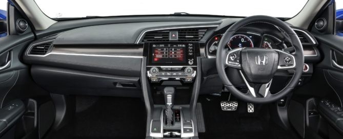 Facelifted Honda Civic interior