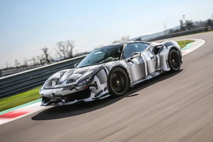 Ferrari 488 Pista prototype driven [w/video]
