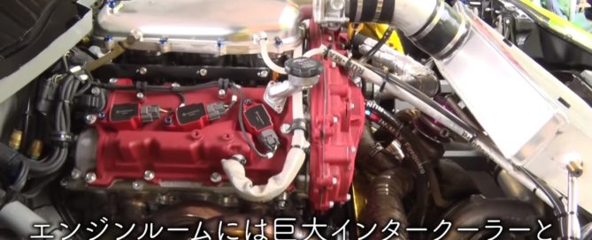 Ferrari 550VR Drift Car engine