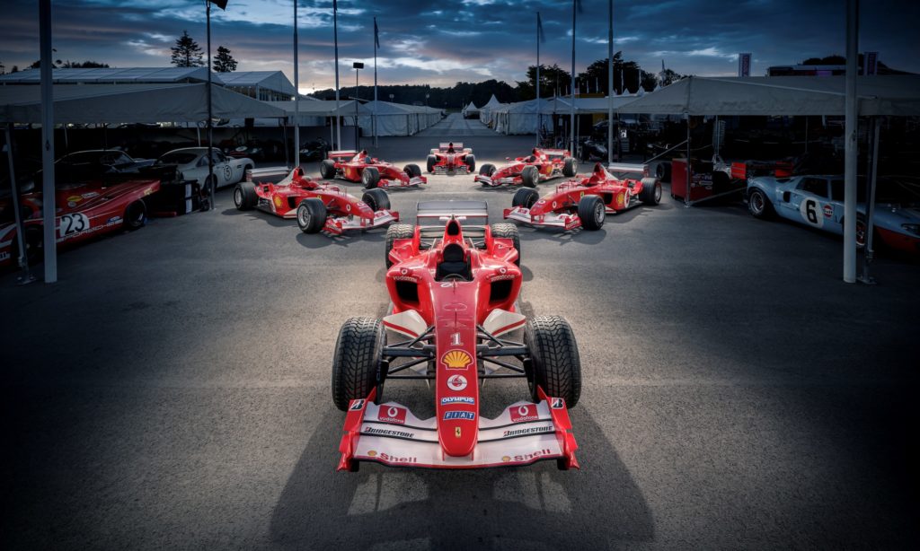 Michael Schumacher F1 Ferraris on show at 2019 Goodwood Festival of Speed