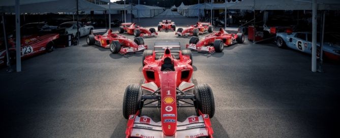 Michael Schumacher F1 Ferraris on show at 2019 Goodwood Festival of Speed