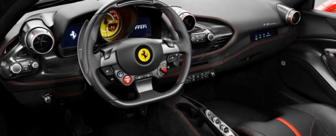 Ferrari F8 Tributo interior
