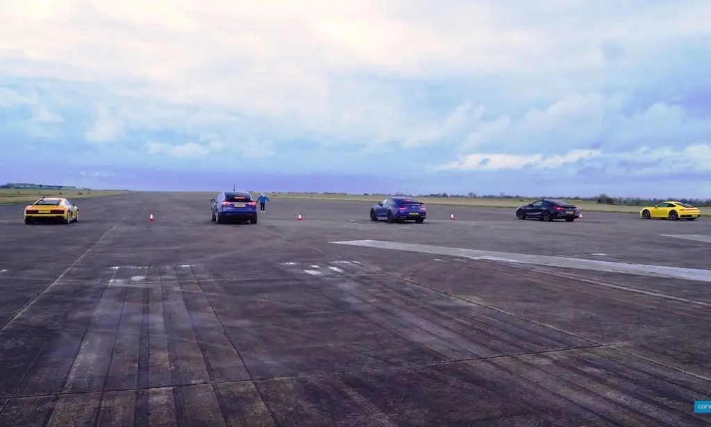 Five Coupe Drag Race [video]