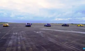 Five Coupe Drag Race [video]