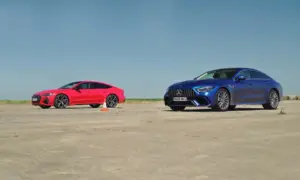 Four-door Coupe Drag Race [video]