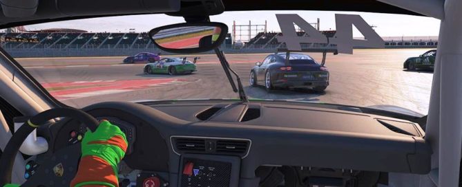 GT3 iRacing racing action