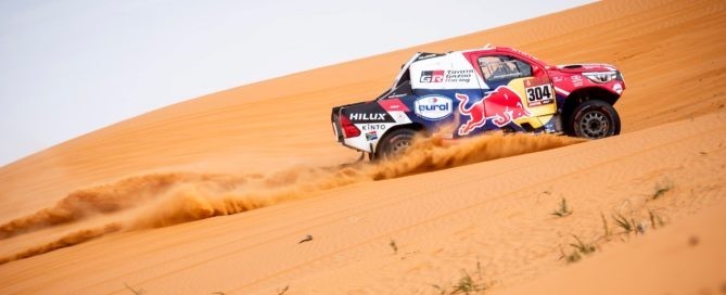 Giniel de Villiers was not quite on the pace on 2020 Dakar Stage 6.