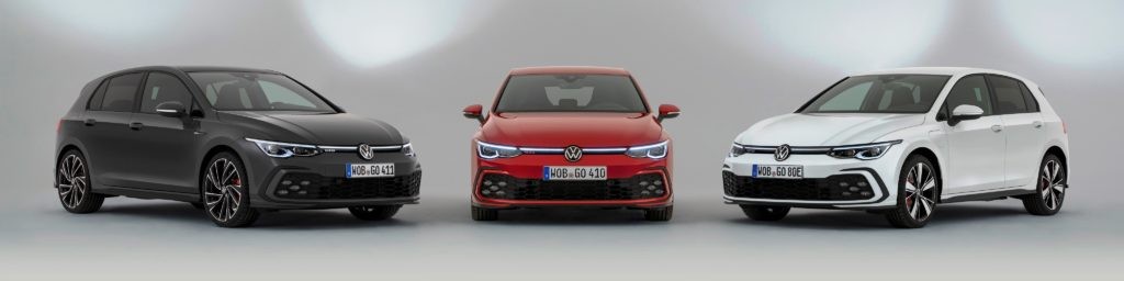 The new VW Golf GTD, GTI and GTE
