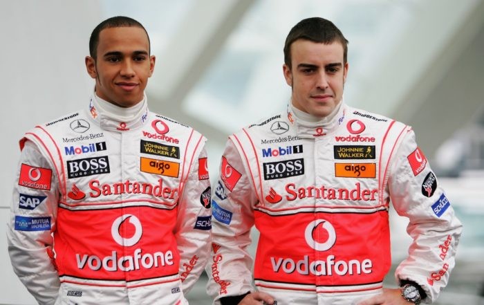 Hamilton and Alonso