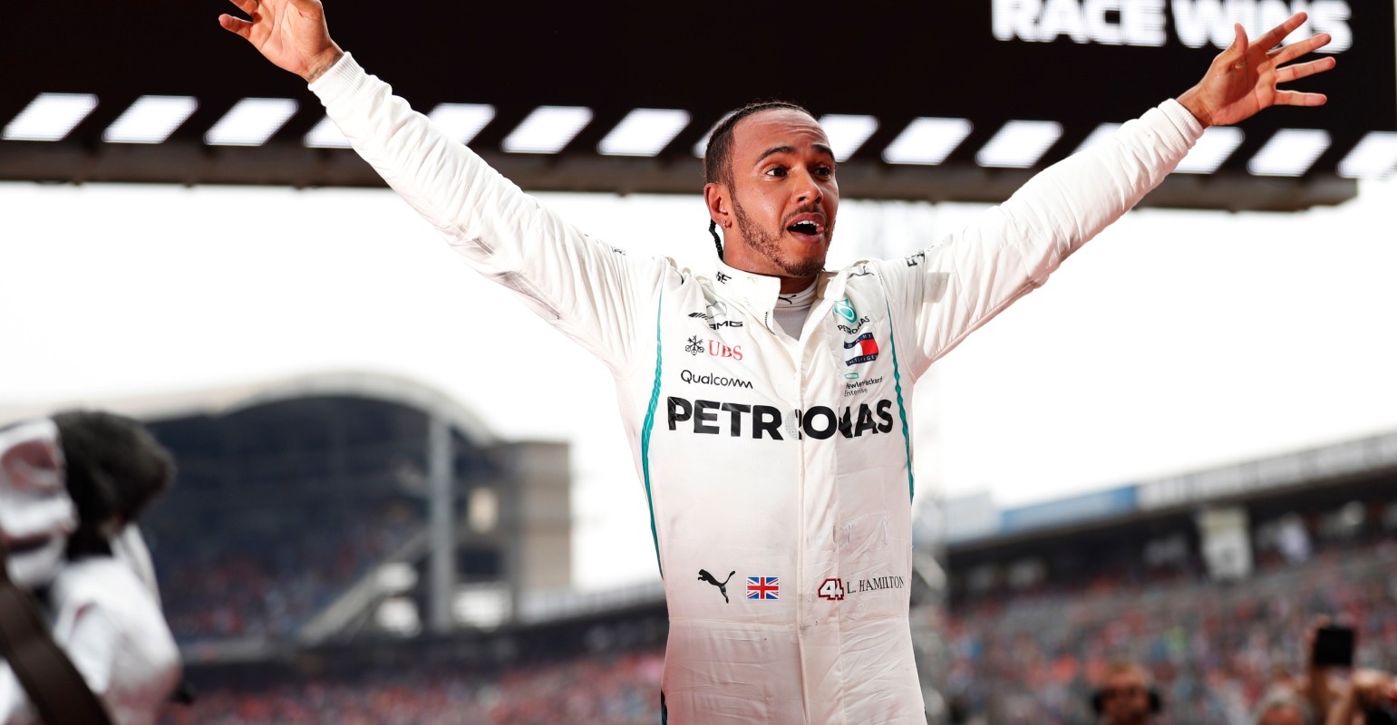 Lewis Hamilton took the top spot on Sunday.