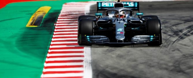 Lewis Hamilton was unchallenged throughout the race