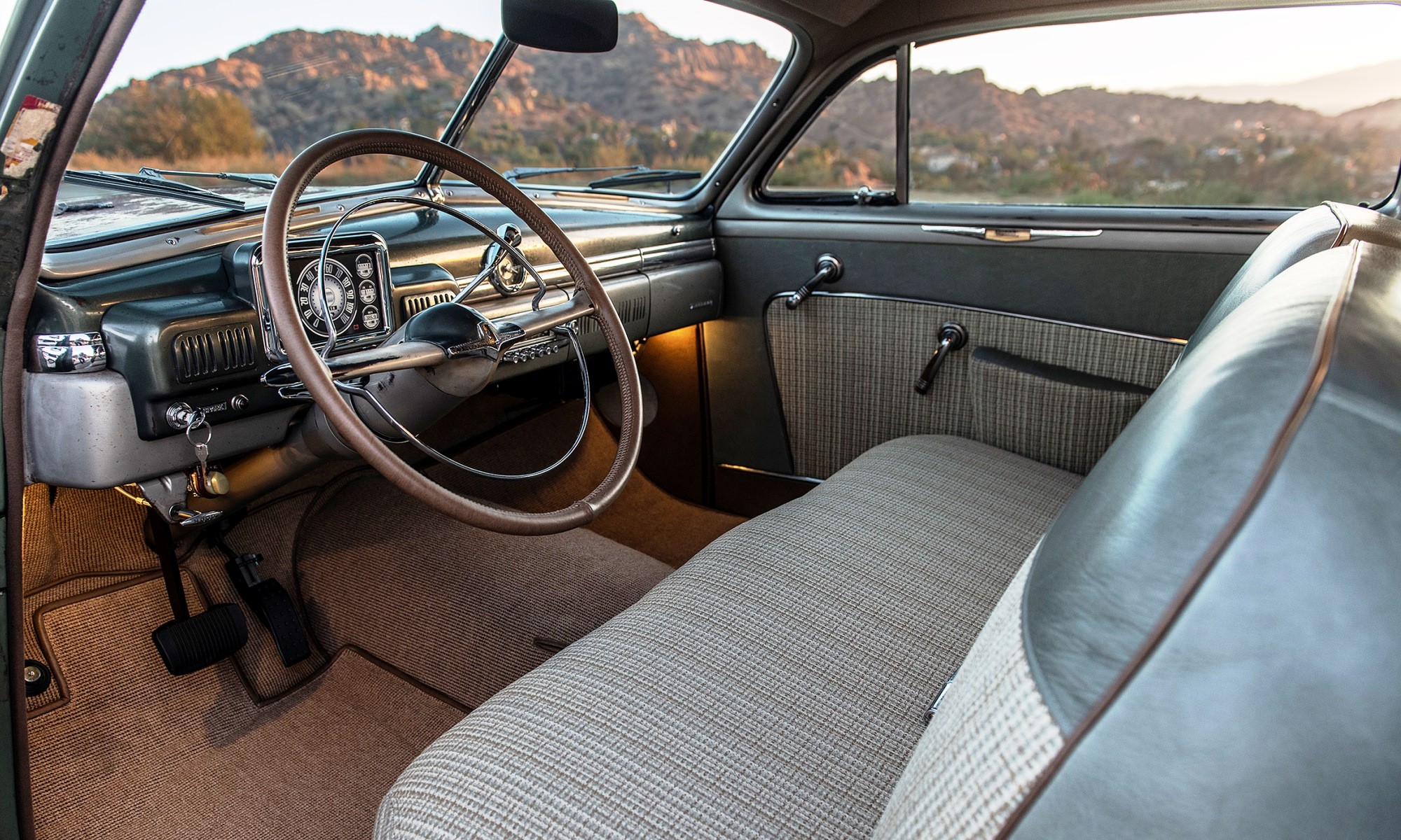 Icon Derelict 1949 Mercury Coupe interior