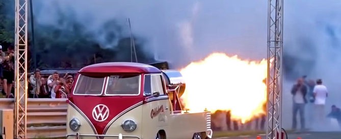Jet Powered VW Bus