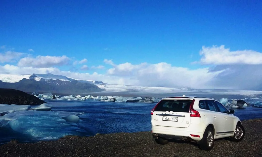 Jokulsarlon on a clear day