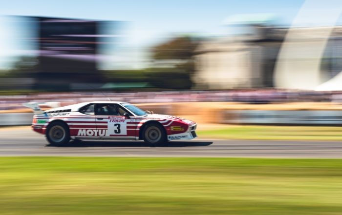 Juha Kankkunen in a BMW M1