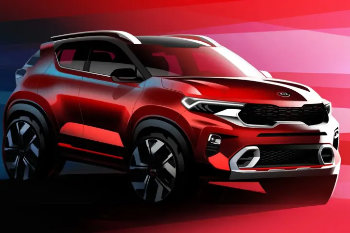 Kia Sonet Design Sketches Released