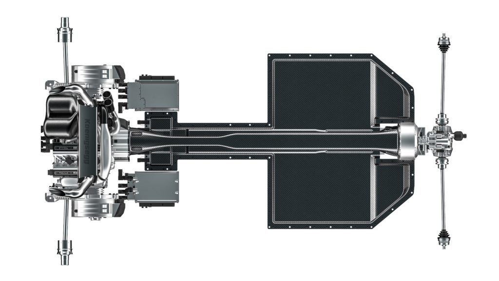Koenigsegg Gemera drivetrain