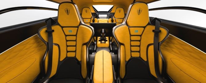 Koenigsegg Gemera seating