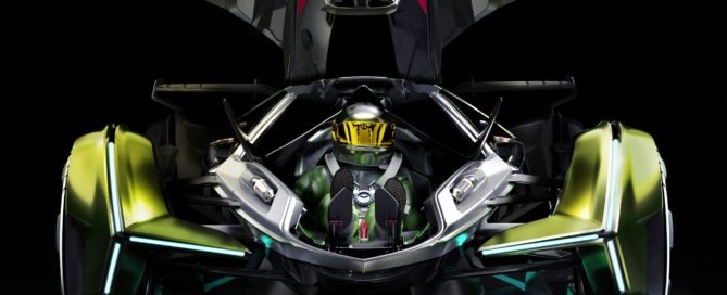 Lambo V12 Vision GT cockpit