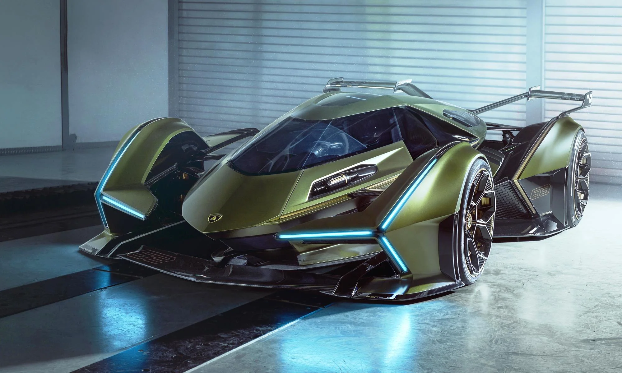 Lambo V12 Vision GT front side