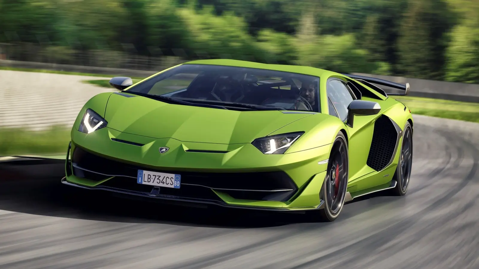 Lamborghini Aventador SVJ SA-bound