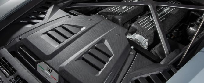 Lamborghini Huracan Evo driven engine