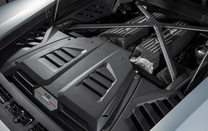 Lamborghini Huracan Evo driven engine