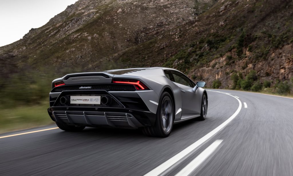 Lamborghini Huracan Evo driven rear