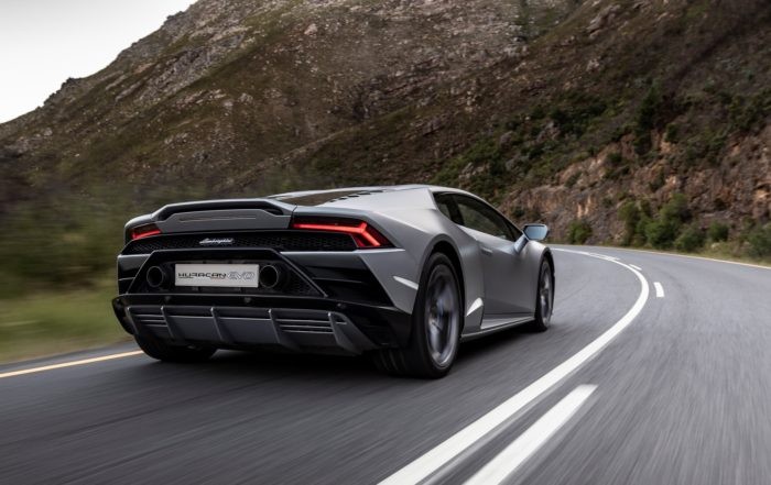 Lamborghini Huracan Evo driven rear
