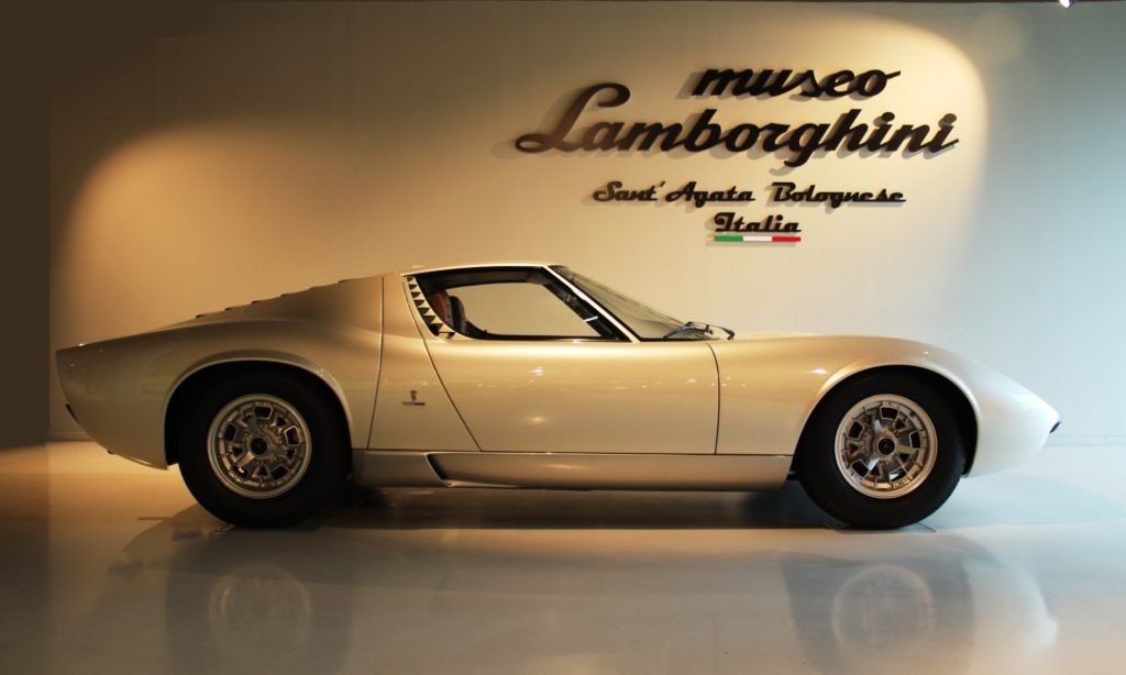 Lamborghini Museum features a beautiful Miura