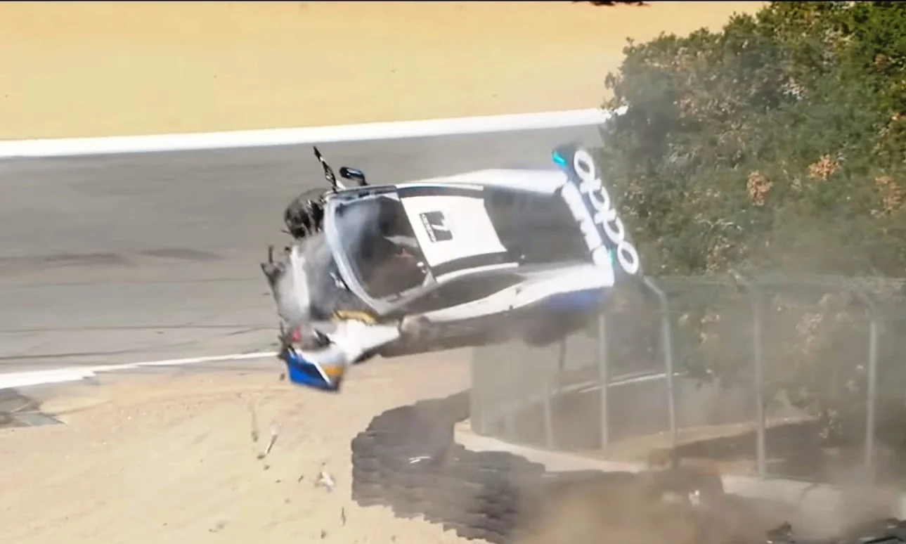 Lamborghini Trofeo Crash