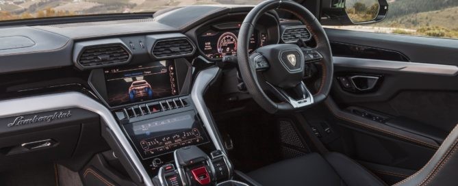 Lamborghini Urus driven interior