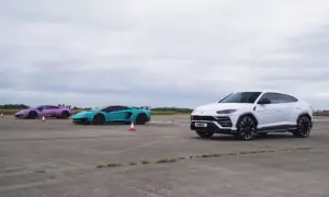 All Lamborghini Drag Race [video]