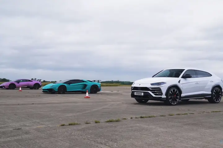 All Lamborghini Drag Race [video]