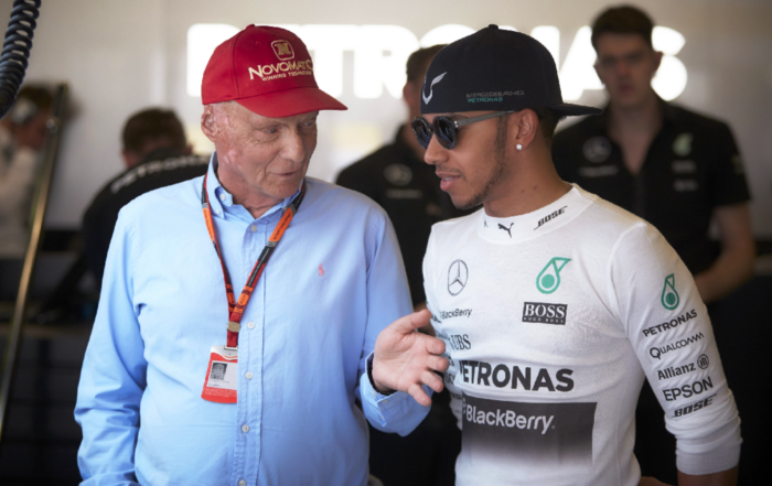 Lauda and Hamilton