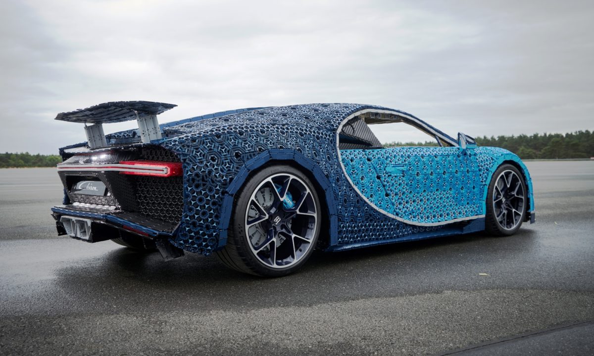 Lego Bugatti Chiron is a lifesize toy that can actually be driven