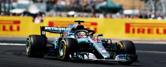 Lewis Hamilton recovered from last place to claim second position