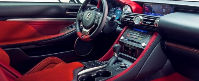 Lexus RC F Track Edition interior