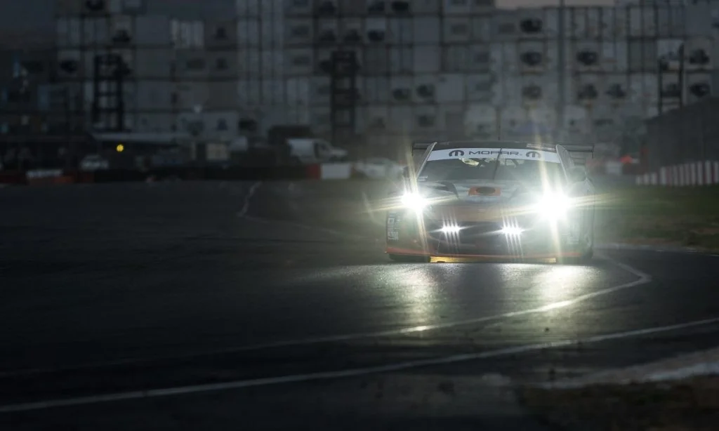 Lights ablaze, you need plenty of illumination to race into the darkness.