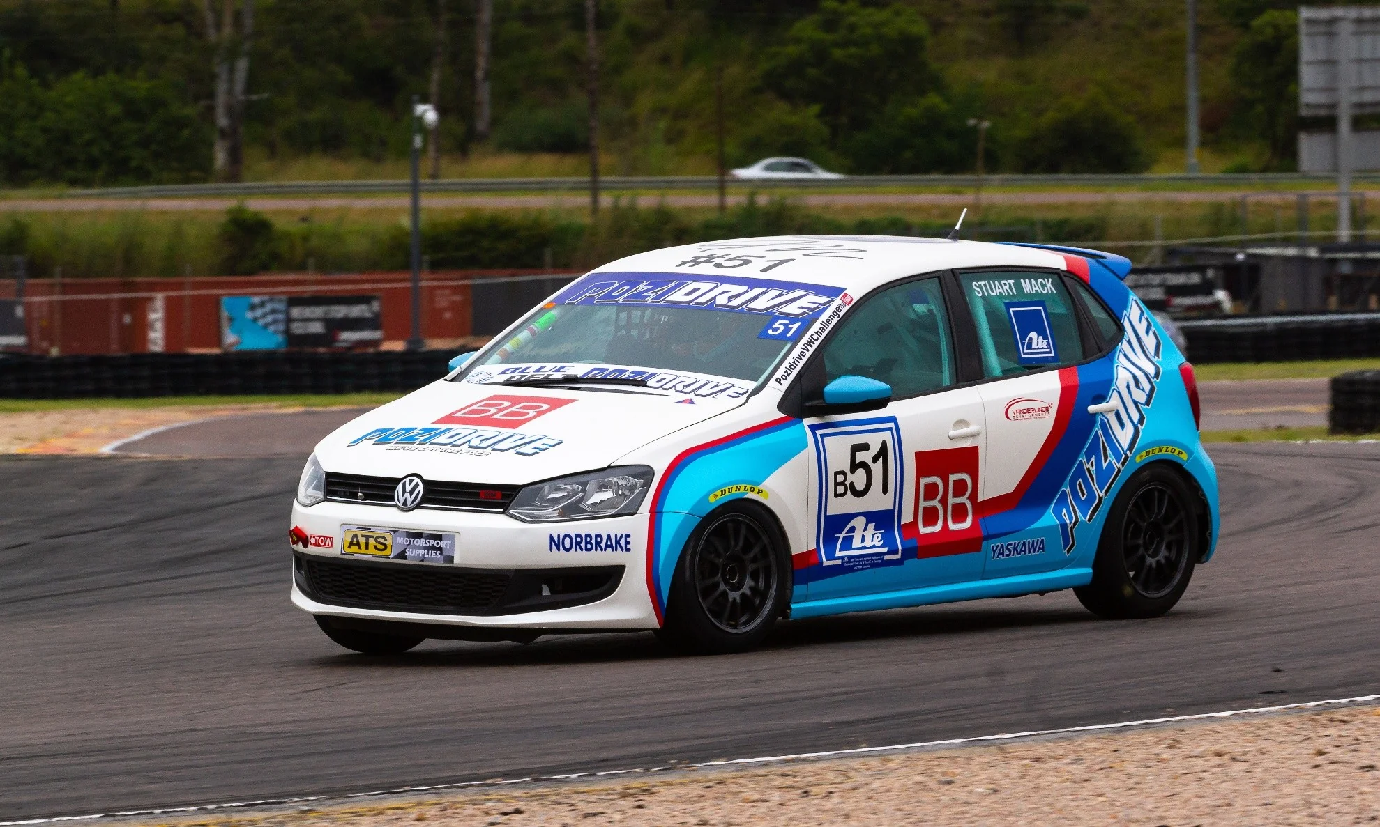 Locked Down Racing Driver