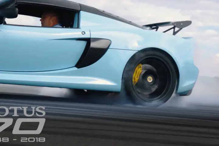 Lotus 70 birthday celebrations [video]