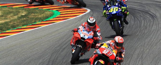 Marques claimed another win in the MotoGP class