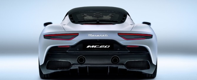 Maserati MC20 rear