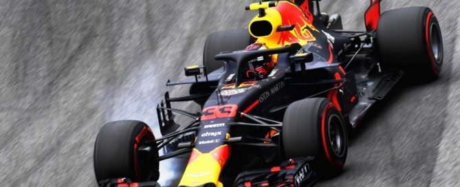 Max Verstappen finished second