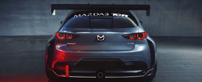 Mazda3 TCR racecar wing