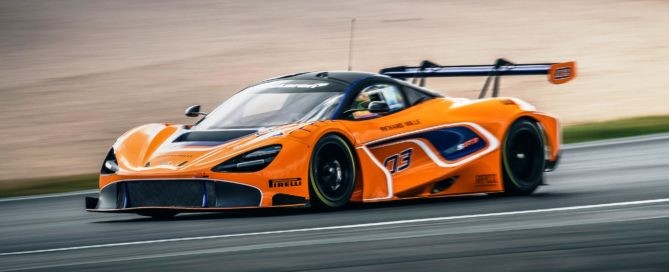 McLaren 720S GT3 in testing