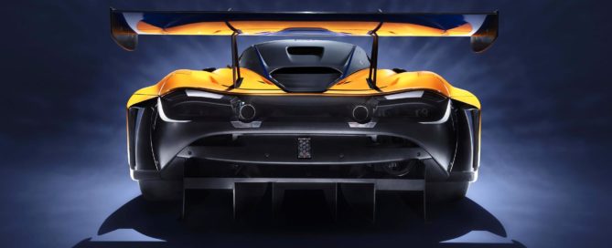 McLaren 720S GT3 rear wing
