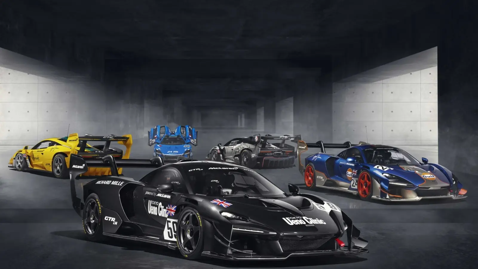 McLaren Senna GTR LMs Celebrate Le Mans Success