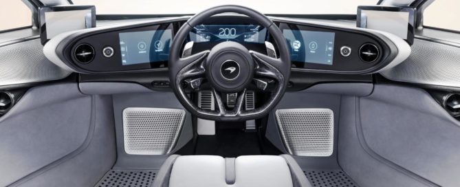 McLaren Speedtail hypercar interior